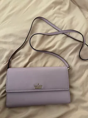 Kate Spade Lavender Cross Body wallet thumbnail 1