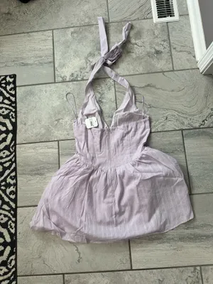 Altar'd State Tibbie Mini Dress Lilac thumbnail 2
