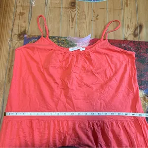 All in Favor Coral Sleeveless Summer Dress thumbnail 5