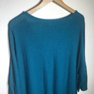 Maurice’s Plus Blue Knit Henley Top thumbnail 8