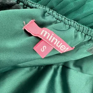 Minuet size‎ small strapless emerald green dress hidden side zip thumbnail 7