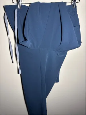 FIGS Jogger Scrub Pants Blue with Grey Drawstring thumbnail 7