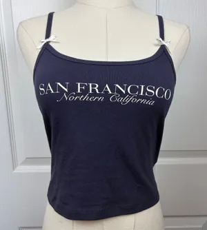 Wild fable navy San Francisco tank top thumbnail 1