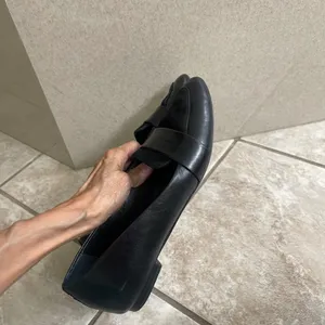 Birdies sparrow Black Leather Suede Pointed Toe Loafer‎ Flats Womens Size 8 thumbnail 3