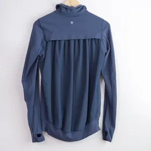 Lululemon Tadasana Get Started Mesh Back‎ Jacket Light Gray Women's 4 Thumbholes thumbnail 3