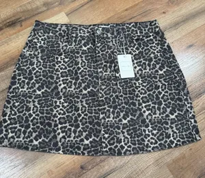 Active USA Leopard Print Mini Skirt thumbnail 1