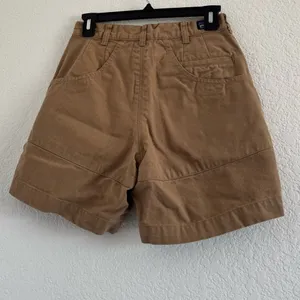 Patagonia Tan High Waist Shorts Classic Casual Design thumbnail 2