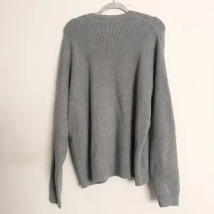 Alo Yoga Domain Rib Knit Crew Sweater Athletic Heather Grey M thumbnail 8