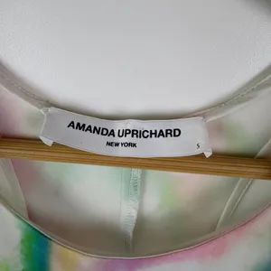 NWT Amanda Uprichard Multicolor Tie‎ Dye High Neck Racerback Midi Dress Small thumbnail 6