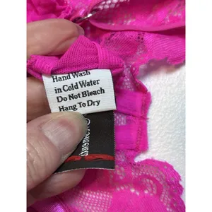 Elegant Moments Lace Adult Women Lingerie Babydoll Style 4438 size Medium Pink thumbnail 11