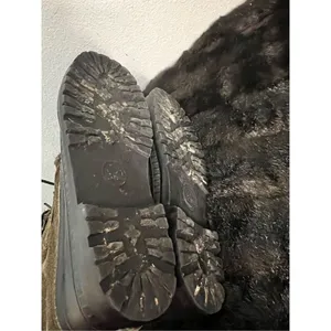 Womens SOREL SLIMPACK Waterproof Duck Boots Size 6 Fur Lined Brown Leather thumbnail 5