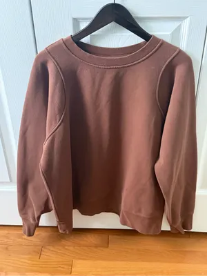 Lululemon Loungeful Crewneck in Roasted Brown thumbnail 2