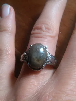 Venus Jasper Stainless Steel Solitaire Ring (Size 7) thumbnail 7