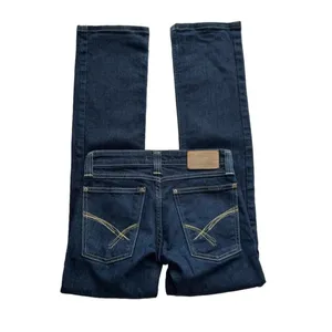Devinbirds by Nudie Dark Wash Low Rise Birds Bootcut Dry Denim Jeans Size 27 thumbnail 13