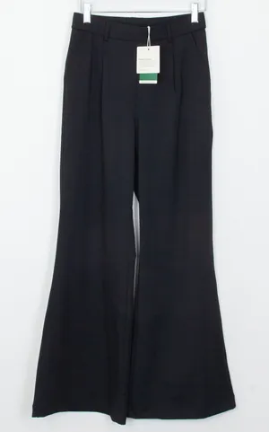 Halara Flex DayStretch High Waisted Pocket Work Flare Pants NWT Black‎ Size XS thumbnail 1