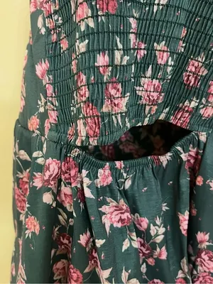 NEW Altar’d State Floral Bubble Mini Dress Size Medium NWT thumbnail 8