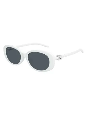 New Gucci Oval Sunglasses Gucci Gg1684sa 006 White Grey Women Eyewear Nib thumbnail 2