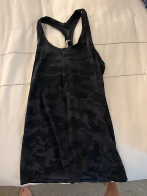 Size 4 Lululemon Tank Top dark Camo thumbnail 1
