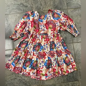 NWT Misa Los Angeles x Revolve Honor Floral Mini‎ Dress Sz Small $355 thumbnail 4