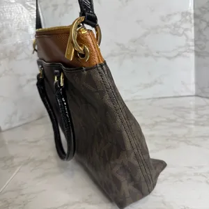 Michael Kors Aubrey Large Satchel Brown/Luggage women's bag shoulder purse‎ thumbnail 15