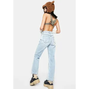 Rolla's Original Straight High Rise Jeans in Sunbleach Worn 28 Womens Denim Pant thumbnail 10
