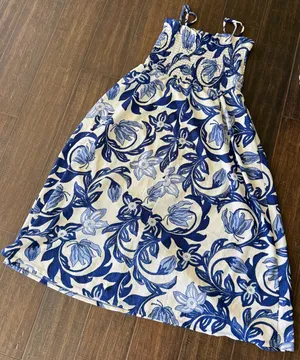 H&M Smocked-Bodice Dress thumbnail 5