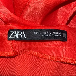 Zara Women’s Bright Orange Chemise Silky Satin Summer Slip Dress-Size L thumbnail 7