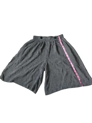 Vintage Susan Bristol Gingham Relaxed Pull On Elastic Waist Shorts thumbnail 6