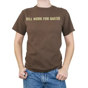 Fruit of the Loom Qdoba Will Work For Queso Shirt thumbnail 2