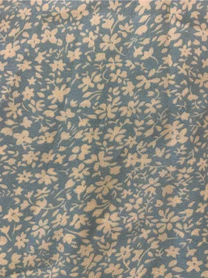 Blue Floral Puff-Sleeve Jumpsuit thumbnail 3
