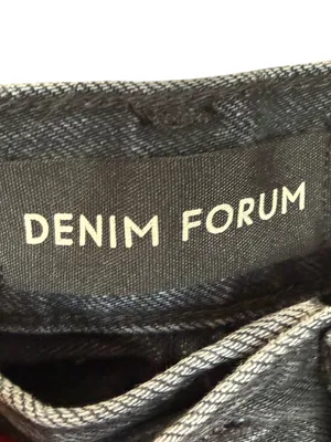Aritzia Denim‎ Forum The Farrah Hi-Rise Wide Black Jeans Sz 27 thumbnail 9
