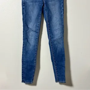 American Eagle Women Blue‎ Denim Hi-Rise Jegging Jeans Next Level Stretch size 0 thumbnail 3