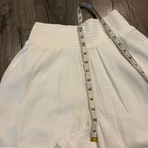 NEW Sundance Women's ZOLA Pull On Shorts White Cotton Gauze XS Beach Vacation thumbnail 10