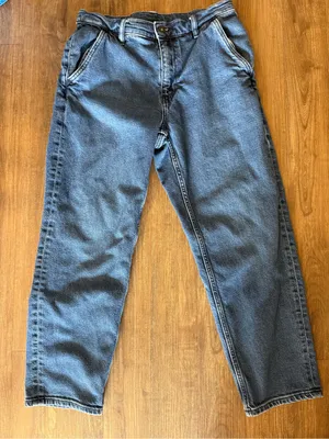 Uniqlo Blue Denim Ankle Jeans Adjustable Waist 27-30 thumbnail 2