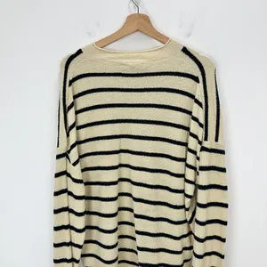 J.Crew Cropped Boucle Rollneck Sweater Striped Cotton Blend Nautical XXL NWT thumbnail 12