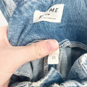FRAME Womens Skyline Mix Denim Le Overalls‎ Suspender Raw Hem Jeans Size 25 thumbnail 8