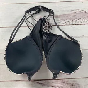 Victoria’s Secret Very Sexy Push-Up Bra Leopard Print Size 32DD thumbnail 6