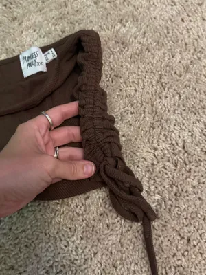 Princess Polly Leala Tube Top in Brown thumbnail 5