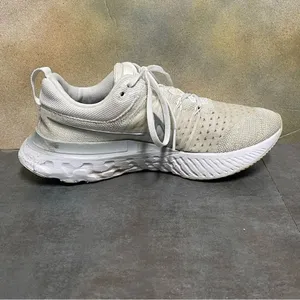 Nike React Infinity Run Flyknit 2 Women's White Sneakers Size 7.5 thumbnail 11