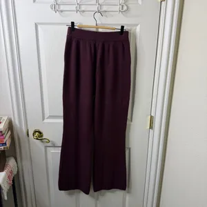 Athleta Felicity Cozy Pant Spiced‎ Cabernet Womens Size S thumbnail 5