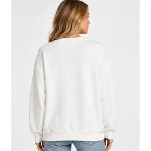 Liv & Lottie Womens Sweatshirt Sz M White Paris Graphic Oversized Crew Fleece thumbnail 2