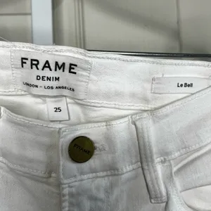 FRAME Le Bell White Flare Wide-Leg Jeans Size 25 thumbnail 5