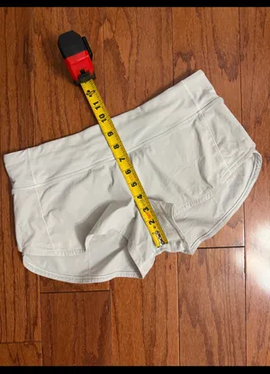 Lululemon Athletica Gray Shorts Lululemon Speed Shorts size 6. Gently warn and excellent condition. Priced to sell at as is condition. Measurements approximately 15” waste x 8” x 9 1/2” rise. Non-smoking home. priced to sell at as is condition. Don’t like my price, make reasonable offer! And thank you for checking my closet. thumbnail 7