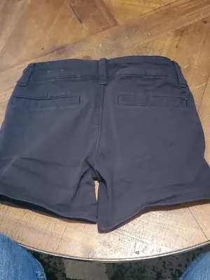 American Eagle Outfitters Black High-Waist Casual Shorts thumbnail 4