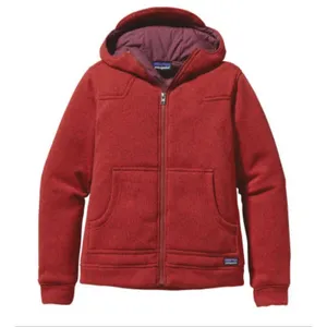 Patagonia red better sweater insulated full zip hooded sweater jacket M thumbnail 2