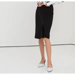 Jeffrey Dodd Women’s Skirt Size 4 Black Career‎ Office thumbnail 2