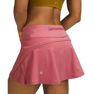 Lululemon Play Off The Pleats Mid Rise Skirt Brier Rose Size 12 thumbnail 1