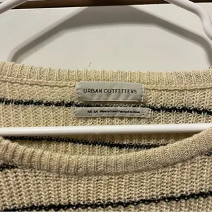 Urban Outfitters Cream & Black Stripe Sweater thumbnail 4