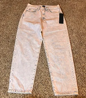 Edwin Wide Leg Jeans High Rise Acid Wash Denim Pants Relaxed Fit Size 26‎ thumbnail 1