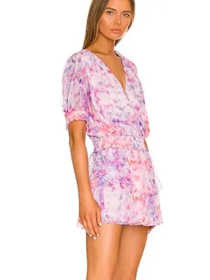 Amanda Uprichard NYC Adriel mini Dress in Cotton Candy size large NWT thumbnail 4
